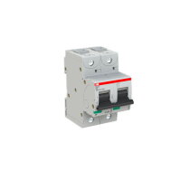 S802S-D25 jistič 2p char. D 25A s klecovou svorkou Icu 50kA ABB 2CCS862001R0251