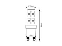 SMD LED, G9, 9W, 1120lm, 4000K