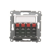 DGL34.01/43 Ctyřnásobná zásuvka reproduk