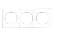 Sada těsnění IP44 pro rámečky 3-násobné Simon54 Premium KONTAKT SIMON DU3