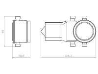Montážní kryt s tunelem, HaloX 100, do betonu KAISER 1281-30
