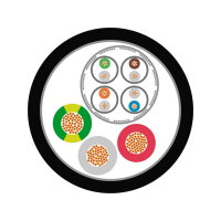 DC připojovací kabel ÖLFLEX DC SERVO 700 3G2,5+Cat6A LAPP 11101200