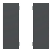 Klapka 2-násobná pro KNX tl. panel Dyn.Labeling, Anthracite MTN6192-6034