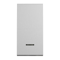 Přepínač NOVÁ UNICA střídavý s nulovou svorkou řazení 6, 1M, Aluminium