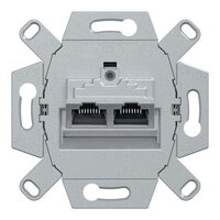 Mechanizmus datové zásuvky 2xRJ45, Merten, kategorie 6A, STP SCHNEIDER 465706