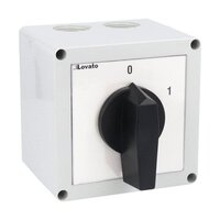 Lovato 7GN4010P Vačkový spínač GN: 40A/3P spínač 0-1 úhel 60° v krytu
