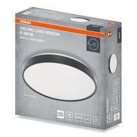 CEILING LUXO BLACK SENSOR ? 38 cm 24W 4000K IP20 BLACK OSRAM 4099854651335