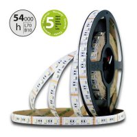 LED pásek SMD5050 RGB + CW, 60LED/m, 19,2W/m, 910lm/m, IP20, DC 24V, 12mm, 50m