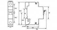 Jistič DLS 6I B16-1 10KA 1pól., B-charakt., 16 A, 10 kA DOEPKE 09916023