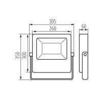 Kanlux 33474 FL AGOR/A LED 150W NW Reflektor LED