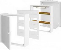 Celoplechová skříň pod omítku 54 modulová (3 řady), 658x488x130mm, IP30