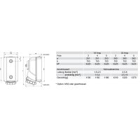 zásuvka nástěnná 5P, 32A/400V, 6h, IP67, s blokováním PCE 75252-6