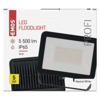 LED reflektor INOVO 50W, antracit, neutrální bílá EMOS ZS2642
