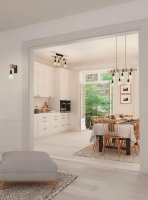 Nástěnné svítidlo TOWNSHEND černá/dub 10W IP20 EGLO 32917