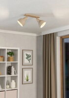 Bodové svítidlo ARRECIFE E27 písek/dřevo 2X28W IP20 EGLO 900712