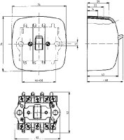 ABB 34253-10 Spínač trojpólový páčkový, 16 A, 400 V, IP30, nástěnný