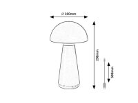 ISHTAR LED 3W IP44 matná černá RABALUX 76007