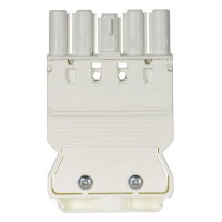 zásuvka na kabel, 5-pól, šrob. svorky, gesis, bílá WIELAND 92.953.4053.0
