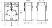 Měřící trafo 2102 CLB 6.91 1500/5A 10VA 1 FS5 100% násuvné, 60x10, 50x30, d44