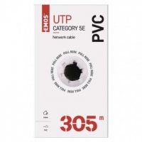 Datový kabel UTP CAT 5E PVC Basic, 305m EMOS S9134