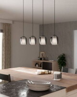 Závěsné svítidlo CIAMPINO E27 černá 4X28W IP20 EGLO 901193