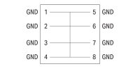Modul pro rozvedení potenciálu, 1 potenciál, S 8 kontaktními místy 0 V