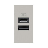 MOSN 2XUSB-AC NABÍJEČKA 3A 1M HLINÍK