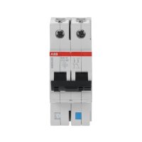 S401M-C13NP Jistič 2p chráněná nula char. C 13A 10kA ABB 2CCS571103R8134