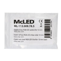 Spojka dvou RGB LED pásků šíře 10 mm, 4 piny, max. 3,5A MCLED ML-112.009.78.5