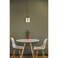 Závěsné svítidlo FELICIA černý chrom 1x60W E27 IP20 GLOBO 16056H