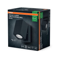 Endura Classic Cube ADJ Wall Adjustable Wall Black LEDVANCE 4099854445989