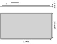 PANEL ECO 1200x600 60W 865 LEDVANCE 4099854603365
