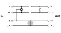 Zásuvný svodič pro přepěťovou ochranu PT 1X2-24AC-ST PHOENIX CONTACT 2856058