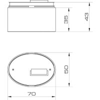 Modul optický ELYPS LM 12V, ACDC, IP66, žlutá, světle šedá, allCOLOR 32465