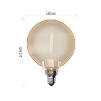 LED žárovka DECO G130OA, E27, 4 W (22 W), 220 lm, flame EMOS Z5BO11