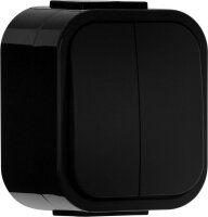 WNT-2B2 spínač sériový, řazení 5 10A/250V IP54 černá ABEX 9001615