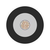 Železniční kabel ÖLFLEX TRAIN HT 150 FF 3,6kV 1x6 LAPP 15382062