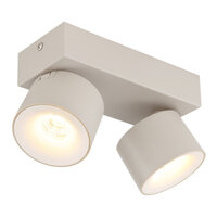 Nástěnné svítidlo RAE písková 2x LED 6W 230V,480lm, 3000K GLOBO 56961-2S