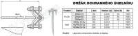 Držák ochranného úhelníku DOUa-25 (FeZn) TREMIS V300