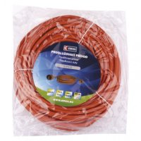Prodlužovací kabel 40 m 1 zásuvka oranžový PVC 230 V 1,5mm2 EMOS P01140