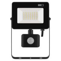 LED reflektor SIMPO s pohybovým čidlem, 30W, černý, neutrální bílá EMOS ZS2332