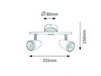 Karen LED 8W IP20 bílá RABALUX 5565