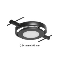 LED lankový systém RoaMac spot 4,5W 3000K 12V černá mat/chrom PAULMANN 94419
