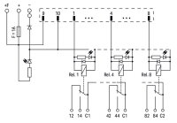 propojovací modul pro systémovou kabeláž, Konektor dle DIN 41651 10pól.