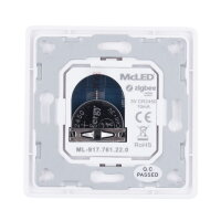 ZigBee nástěnný otočný ovladač - řízení jasu CCT RGB RGBW RGB+CCT 1 zóna bílý