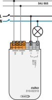 DALI-2 relé modul pro zapuštěnou montáž NIKO 310-02310