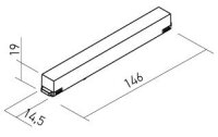 XCLICK S LINEAR CONNECTOR 48V DC IP20 BK