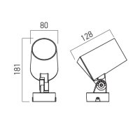 XBEAM WATERPROOF PROJECTOR 9W AC220-240V