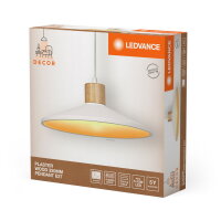 Závěsné svítidlo LEDVANCE Decor Plaster Wood Pendant 320 mm E27 White