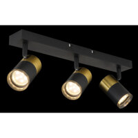 Stropní svítidlo BRISBON černá 25W GU10 IP20 GLOBO 57850-3